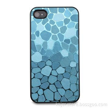 Crystal Case for Apple's iPhone 4, Made of PC and PU Material, Available in Various Colors